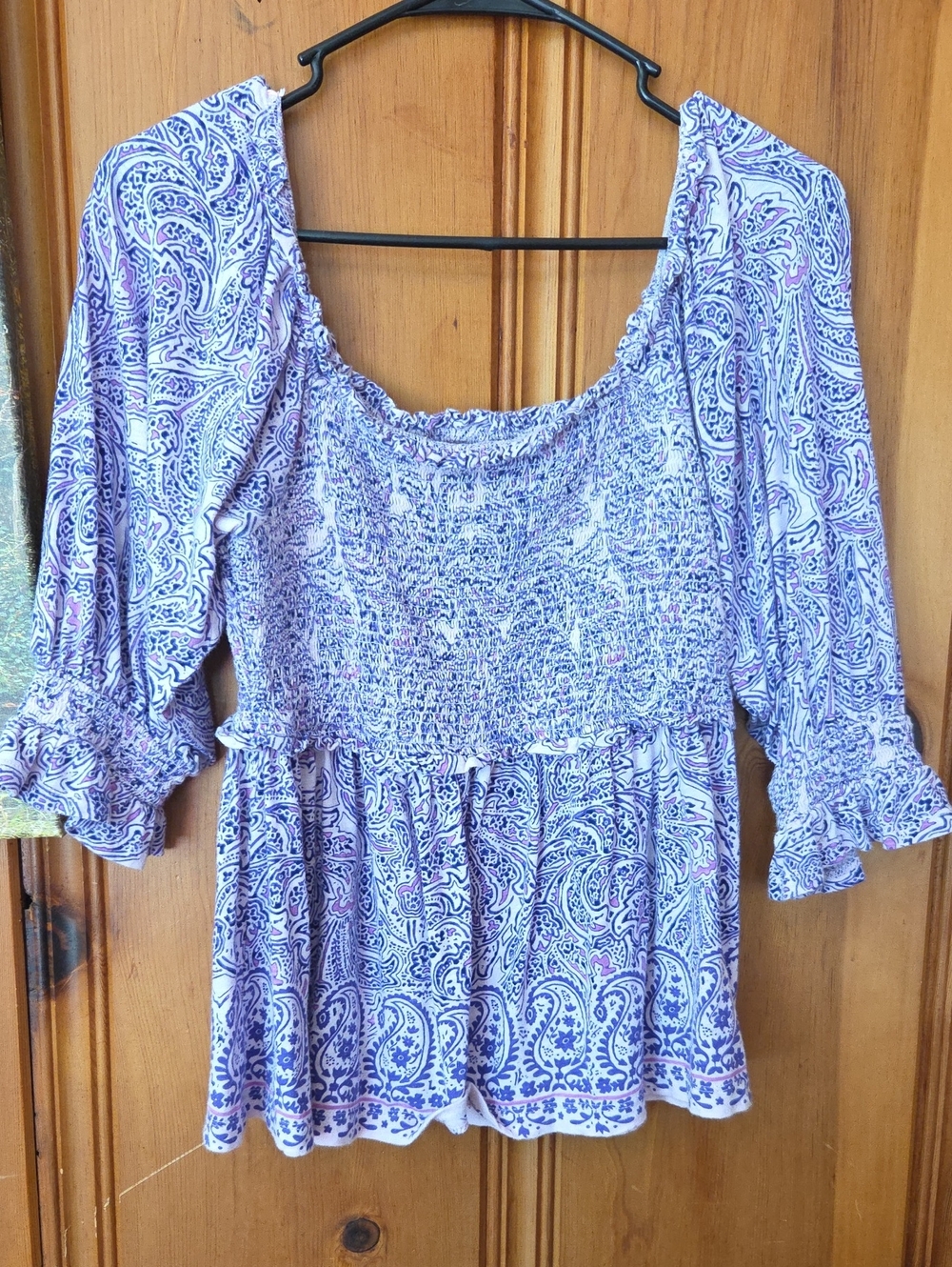 Crown And Ivy Smocked Top